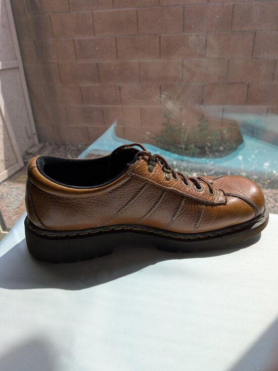 Lightly Used Dr. Martens 11306 Brown Lace-Up Oxfords Mens US 12 main image 7